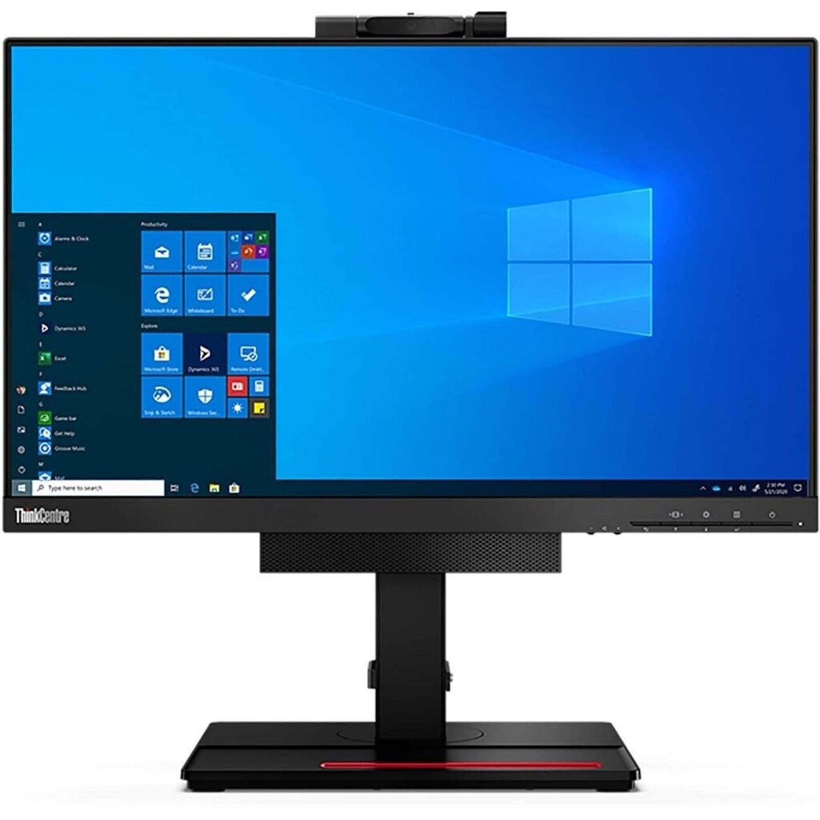 Lenovo All-In-One ThinkCentre TIO 24" Gen4 + PC M910q Tiny Intel i5-6400T Ram 8GB SSD 240GB Webcam (Grad foto 3