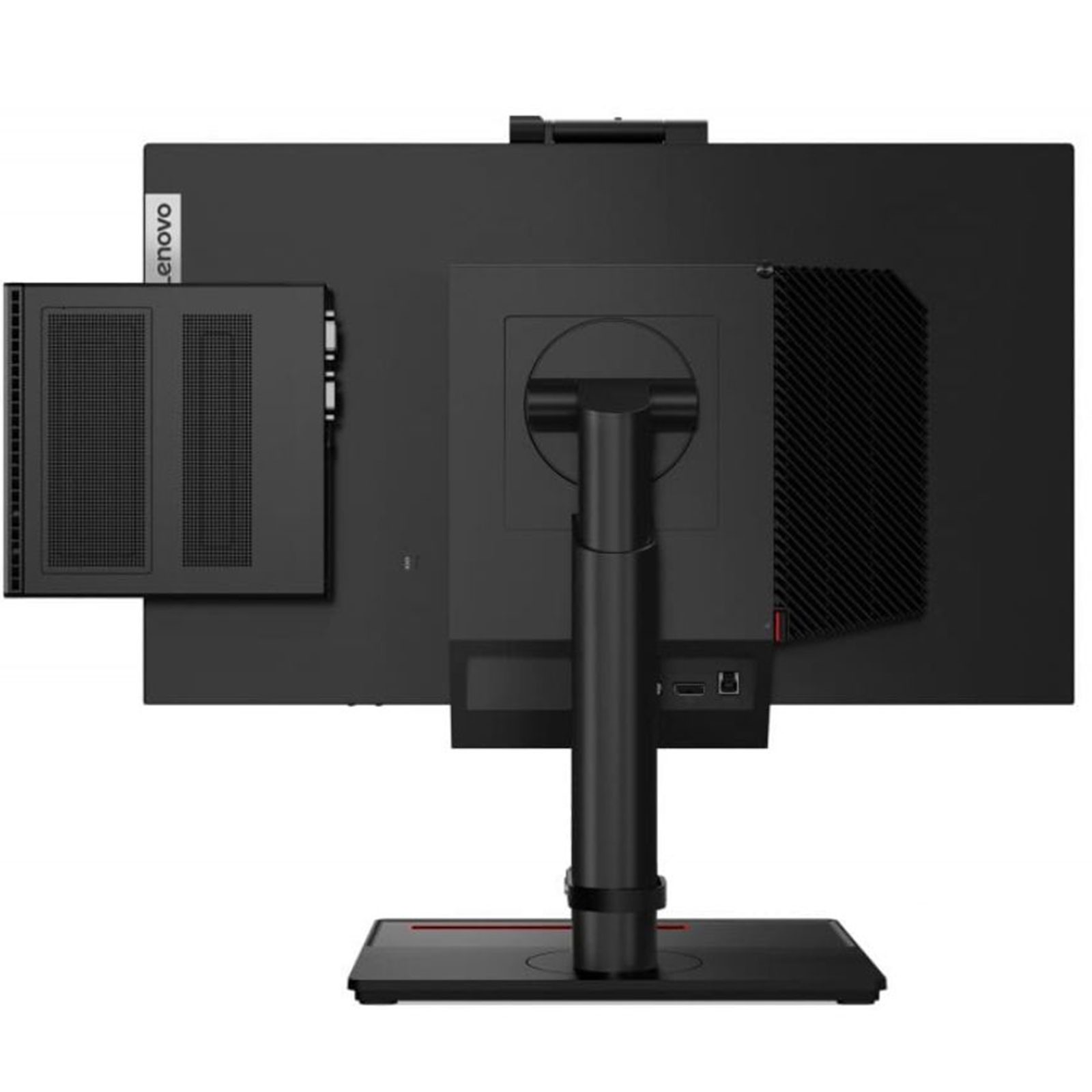 Lenovo All-In-One ThinkCentre TIO 24" Gen4 + PC M910q Tiny Intel i5-6400T Ram 8GB SSD 240GB Webcam (Grad foto 4