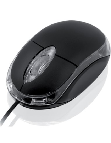 Mouse USB IBOX I2601 3 Pulsanti Nero 1,5 Metri