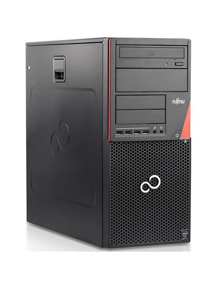 PC Computer Ricondizionato Fujitsu Esprimo P720 Tower Intel Core i5-4430S Ram 8GB SSD 240GB DVD-ROM USB 3.0 Freedos