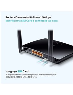 Modem Router 3G/4G Wireless TP-Link TL-MR6400 300Mbps 2