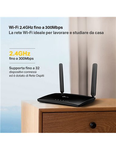 Modem Router 3G/4G Wireless TP-Link TL-MR6400 300Mbps
