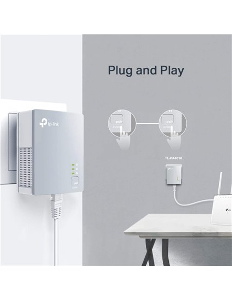 Kit Powerline TP-Link TL-PA4010 AV600 Ethernet 600Mbps