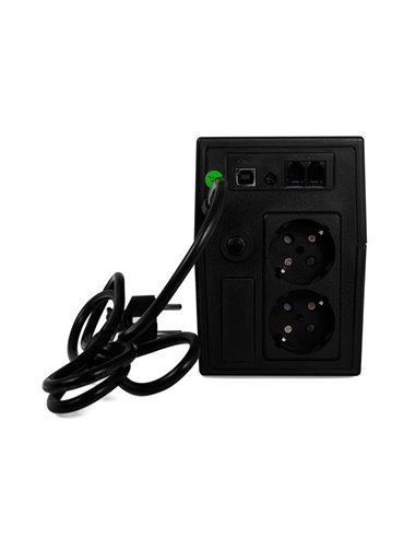 UPS Gruppo Di Continuità 600VA Greencell 2 Schuko