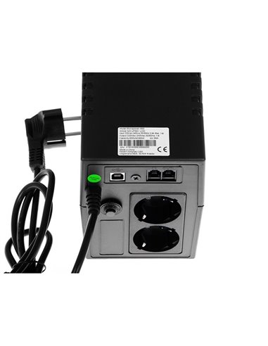 UPS Gruppo Di Continuità 600VA Greencell 2 Schuko