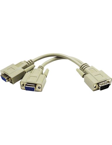 Adattatore Sdoppiatore VGA Maschio a 2 VGA Femmina