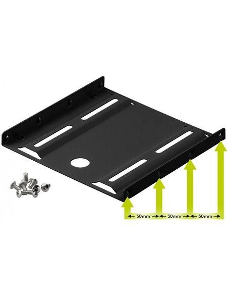 Adattatore Caddy Drive Bay Hard Disk da 2.5" a 3.5" GOOBAY