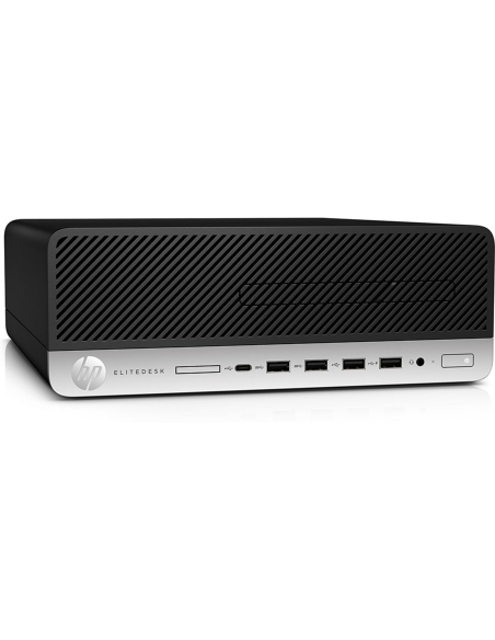 HP EliteDesk 705 G4 SFF PC Computer AMD Ryzen 5 Pro 2400G Ram 8GB SSD 256GB (Ricondizionato Grado A)