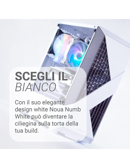 Noua Numb White ARGB Dissipatore per CPU Intel AMD