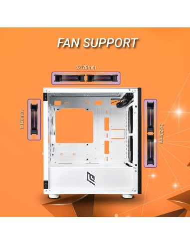 Noua Fobia L8 Case Micro-ATX Gaming...