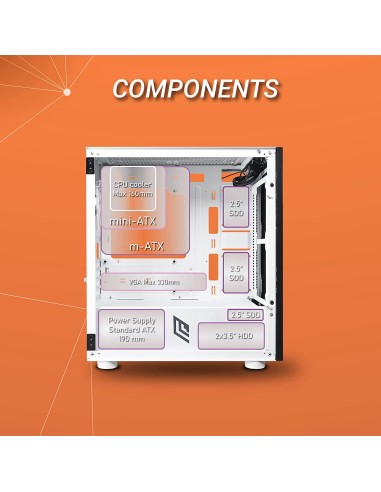 Noua Fobia L8 Case Micro-ATX Gaming...