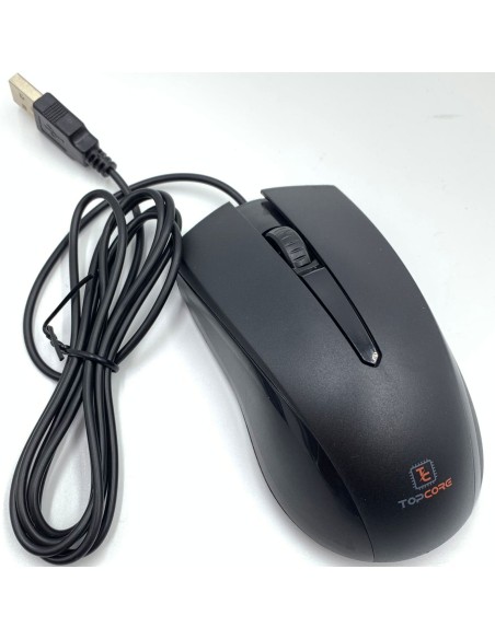 Mouse USB Topcore TOPMO1 3 Pulsanti Nero