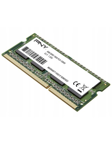 PNY Memoria RAM DDR3 8GB SODIMM 1600 Mhz Bulked