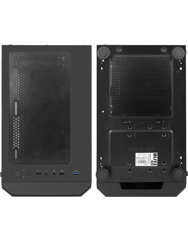 Nuwo Blitz R24 Case Micro-ATX Nero 3...