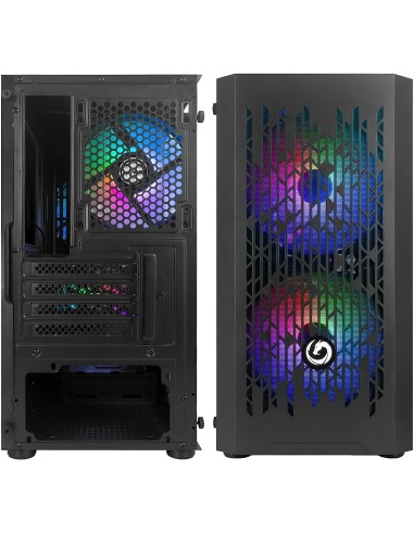 Nuwo Blitz R24 Case Micro-ATX Nero 3...