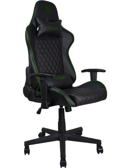 Noua Kui K7 Sedia Poltrona da Gaming Colore Nero/Verde